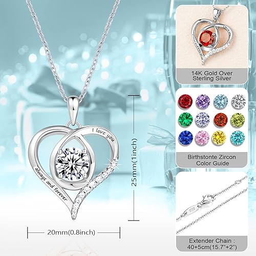 Miniatura 4 de Collares para mujer, oro rosa de 18 quilates sobre plata de ley 925, collar delicado para mujer, collar con dije, joyería de plata trenzada con