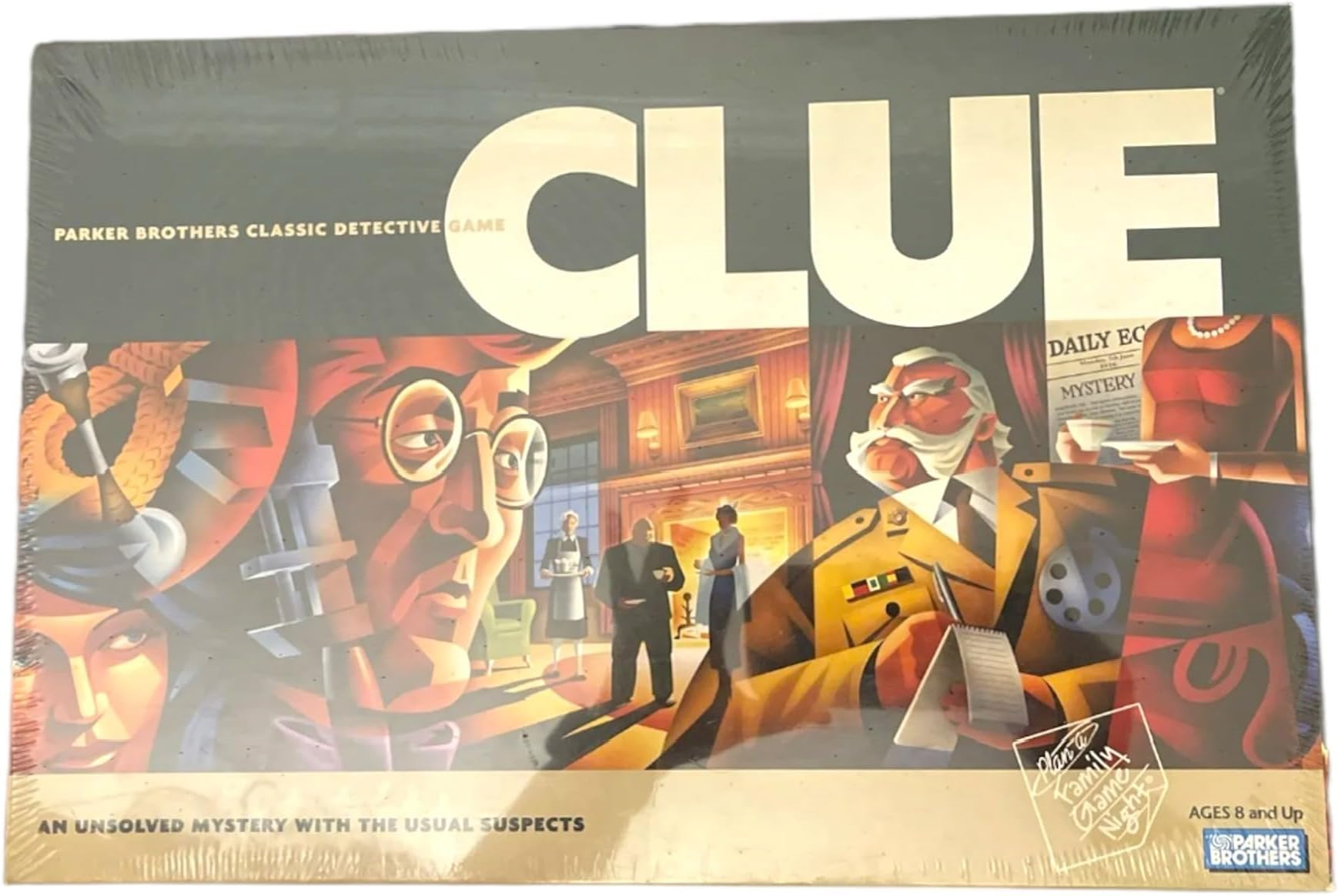 Parker Brothers Classic Detective Game- 1996 Version