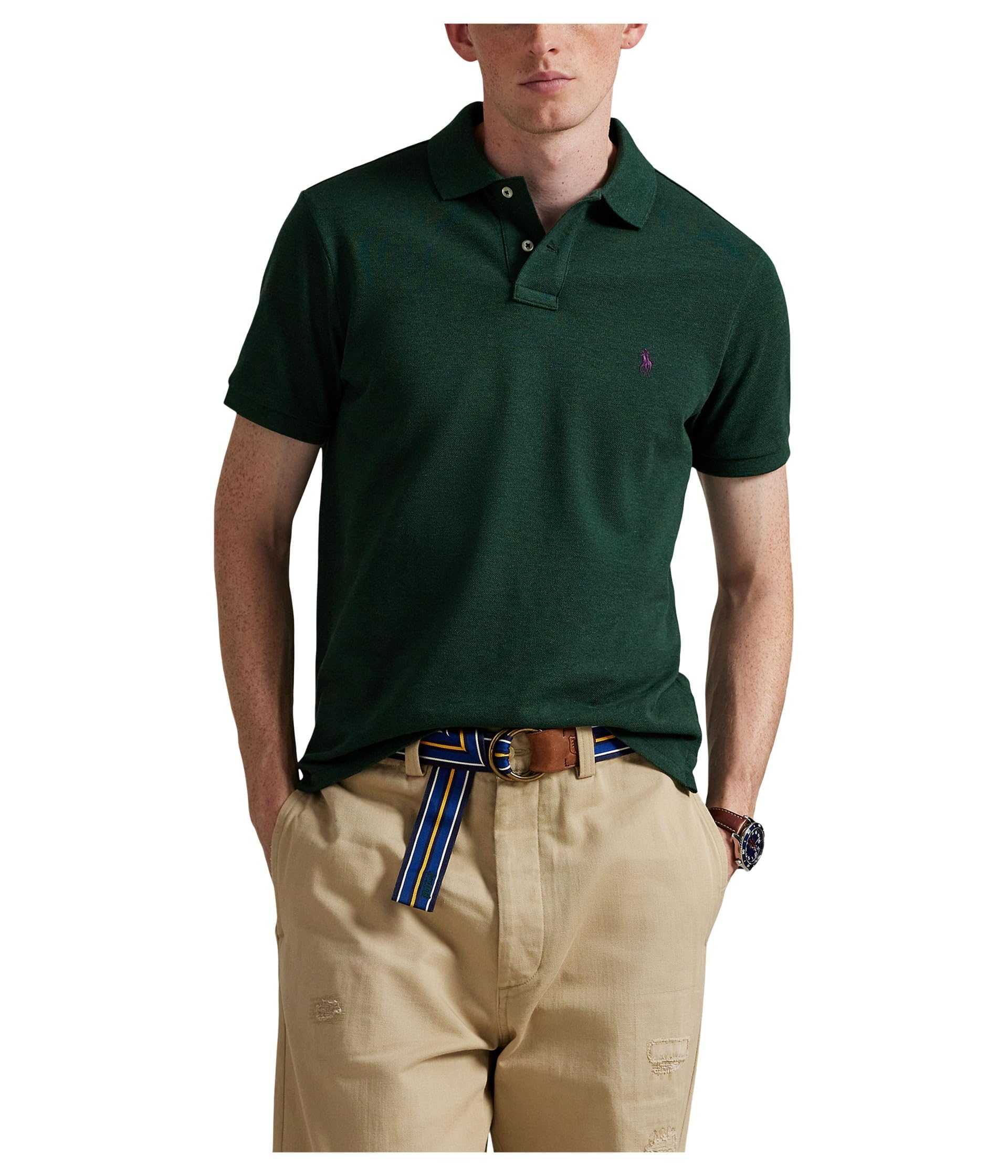POLO RALPH LAUREN Classic Fit Mesh Polo Shirt