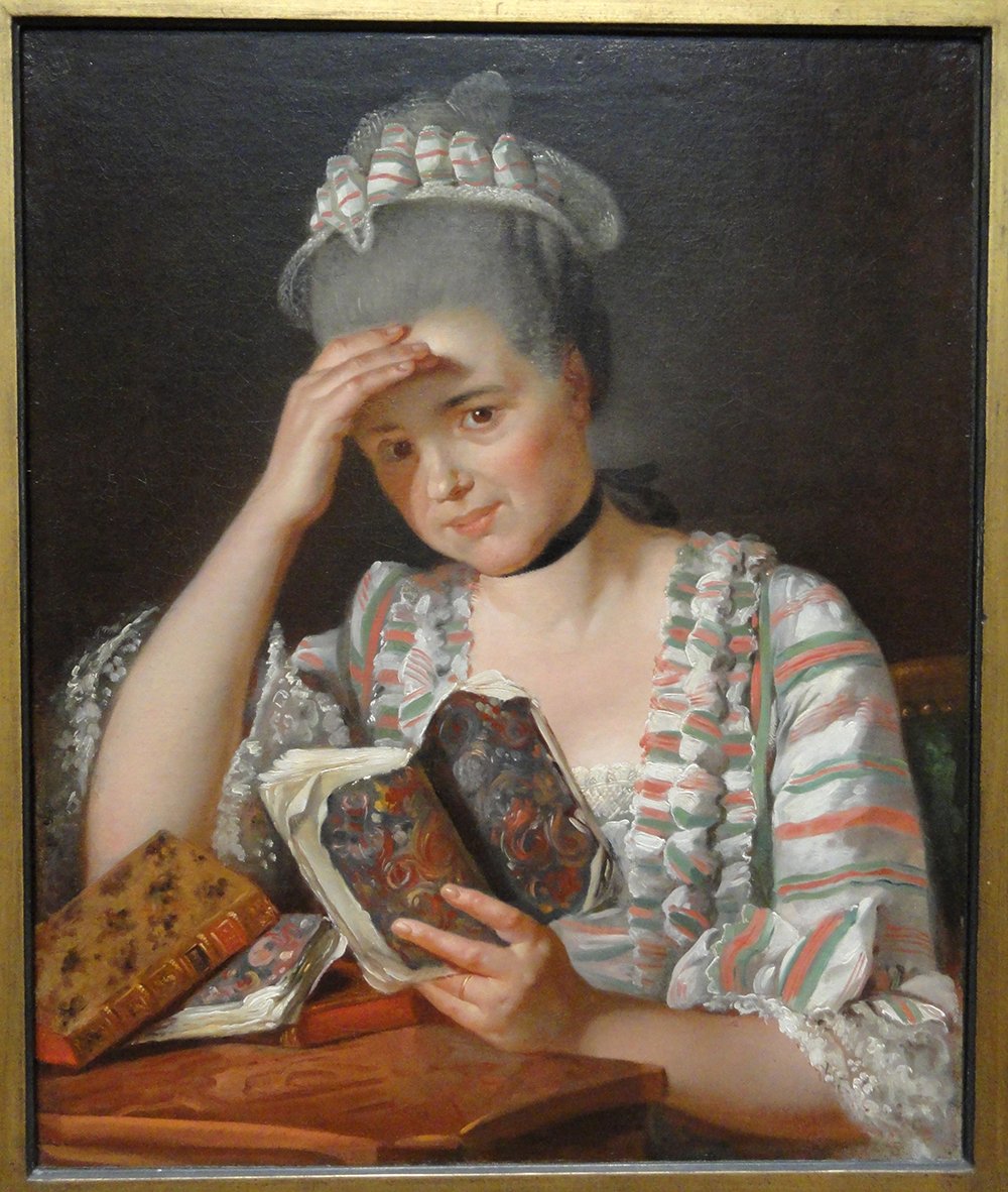 Poster Jacques-Louis David Madame Francois Buron impression grand format
