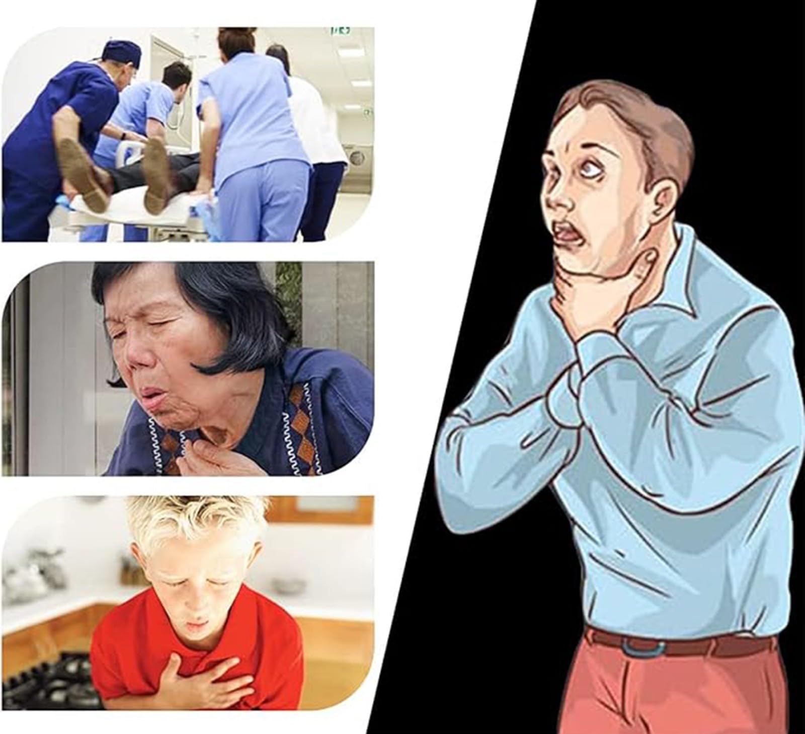 Giubbotto Anti-Soffocamento Modello Di Addestramento Alla Manovra Di Heimlich Con Schiaffo Sulla Schiena Per Studenti Infermieri Adult A