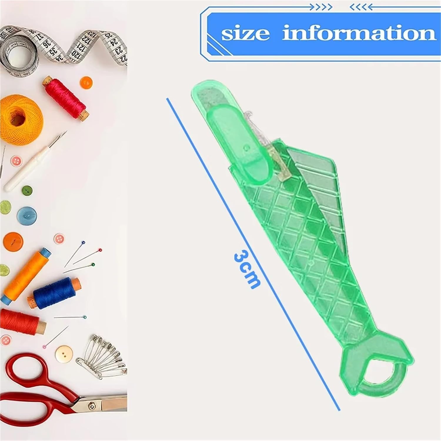 Threaders 120pcs Automatic Needle Threader Tool Home Hand Sewing Machine Device for Hand Sewing, Various Sewing Machines