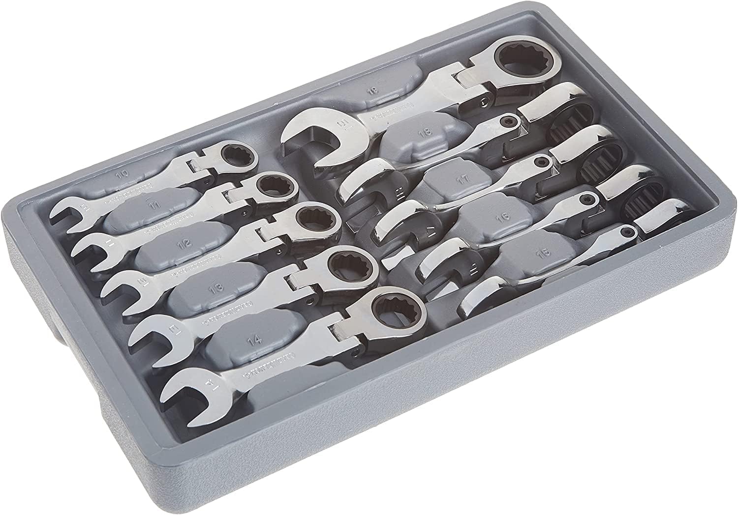 Hottest Sale GEARWRENCH 10 Pc. 12 Pt. Stubby Flex Head Ratcheting Combination Wrench Set, Metric - 9550 Review GEARWRENCH 10 Pc. 12 Pt. Stubby Flex Head Ratcheting Combination Wrench Set, Metric - 9550