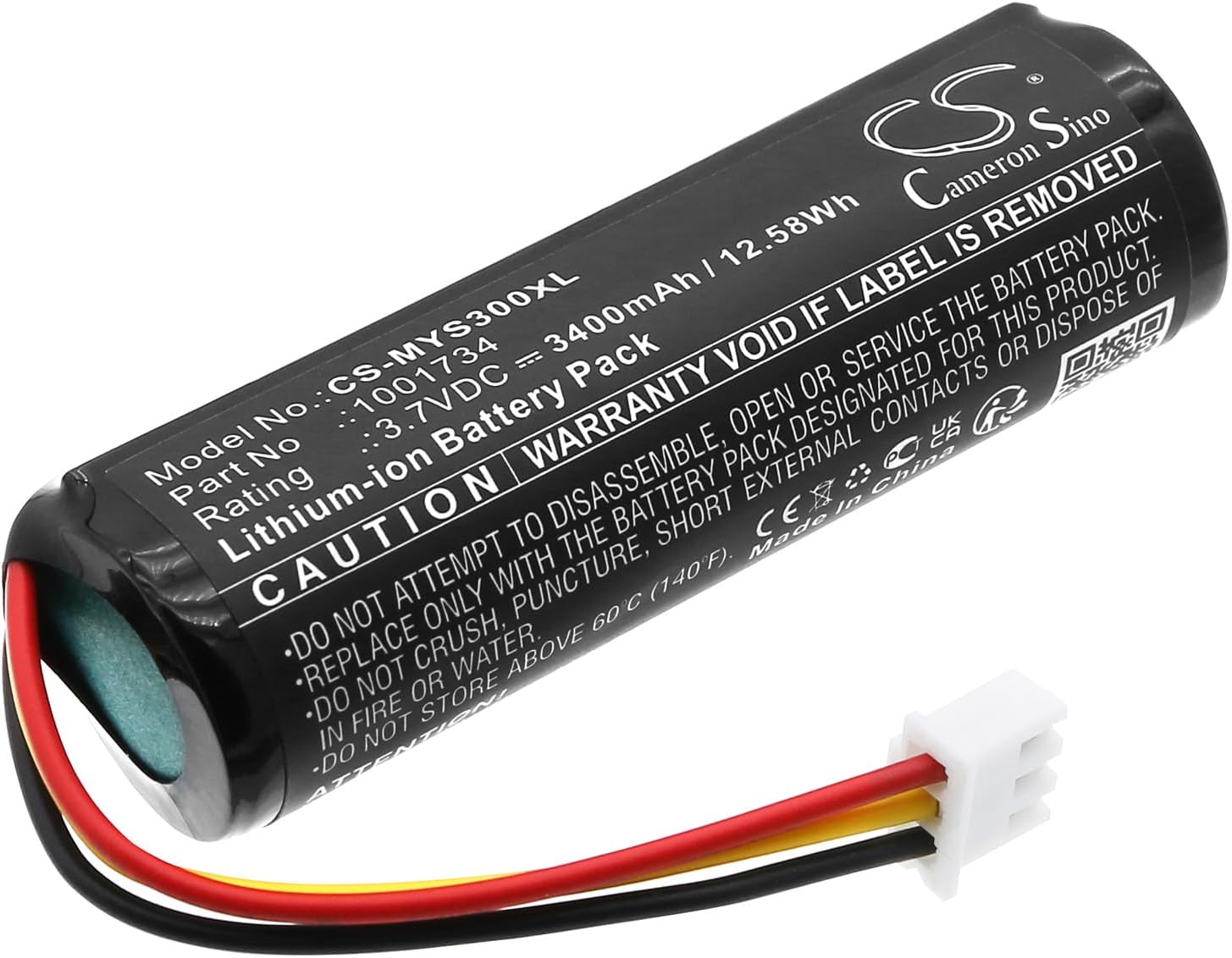 TCTK Akku 3400mAh Kompatibel mit 1001844, MySign O O2 Meter, MySign S ...
