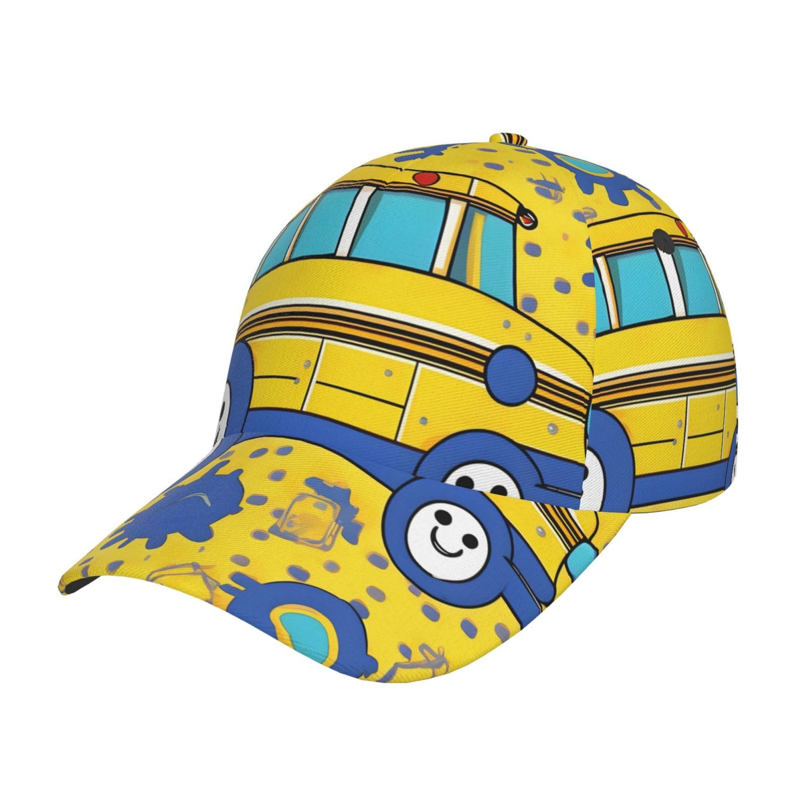 Casquette baseball queue de cheval KoNsev bus scolaire unique - 8