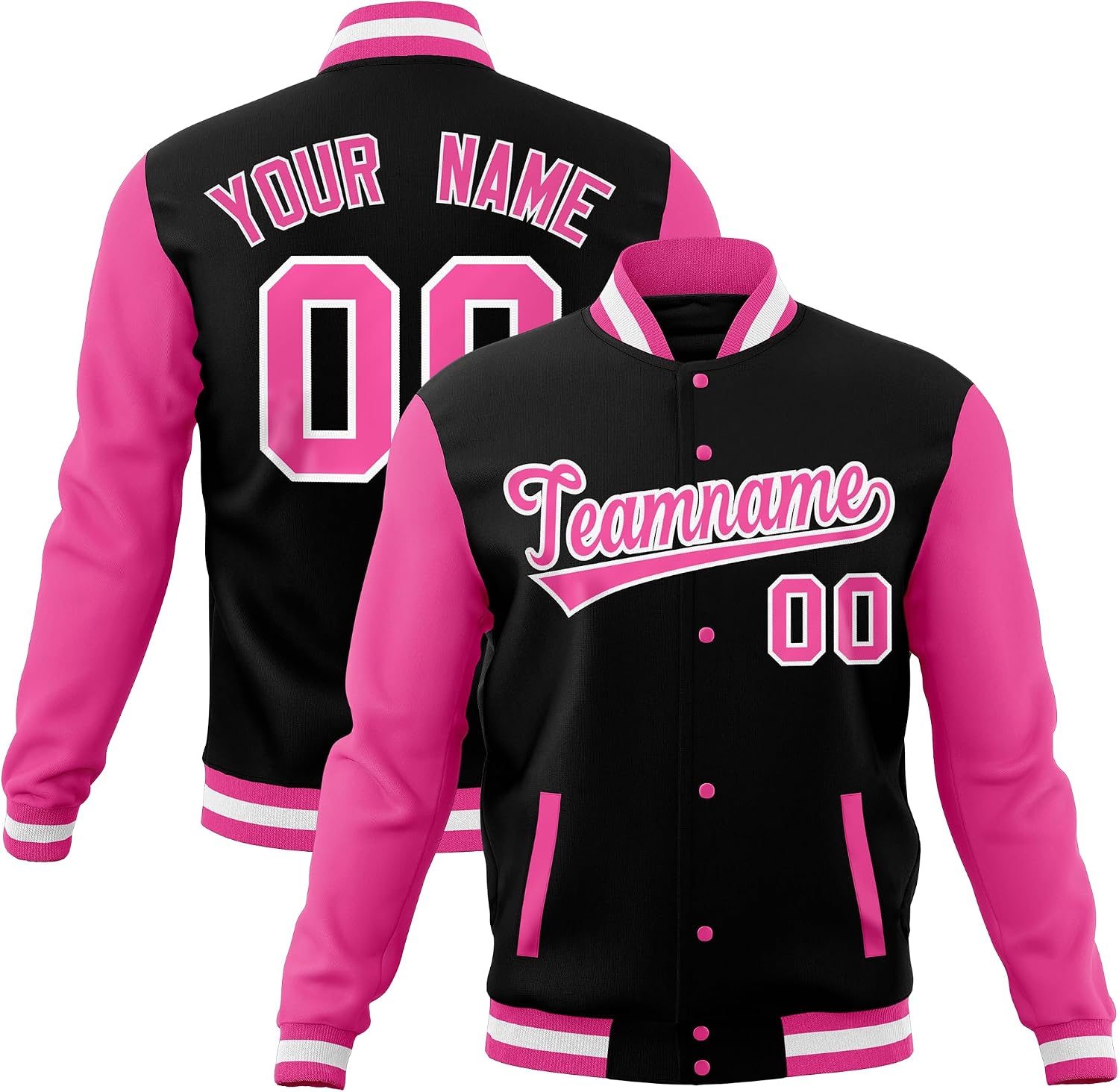 KXK Custom Baseball Varsity Jacket Lightweight Bomber Coats Personalized Stitched Text Logo For Men Women Youth 1637104