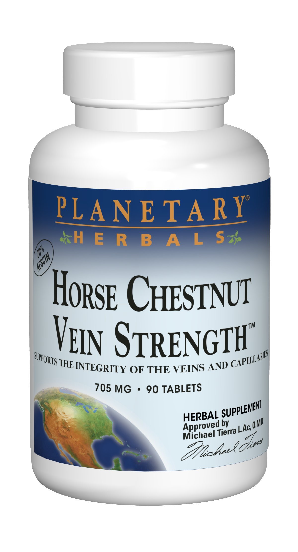 Planetary Herbals Horse Chestnut Vein Strength 705mg, Supports The Integrity Of The Veins And Capillaries 90 capsules — Amazon image 4