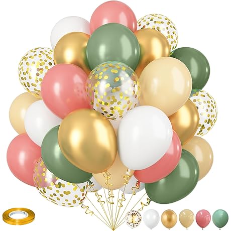 35pcs Spring Balloons Set for Girls Party Decorations