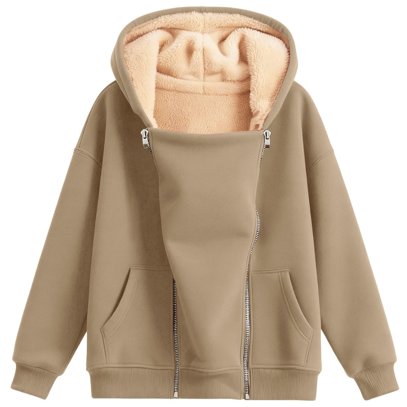 3 en 1 polar canguro Softshell maternidad desgaste chaqueta polar con capucha, chaqueta de maternidad para mujer, manga larga, suéter cálido con cremallera chaquetas de desgaste