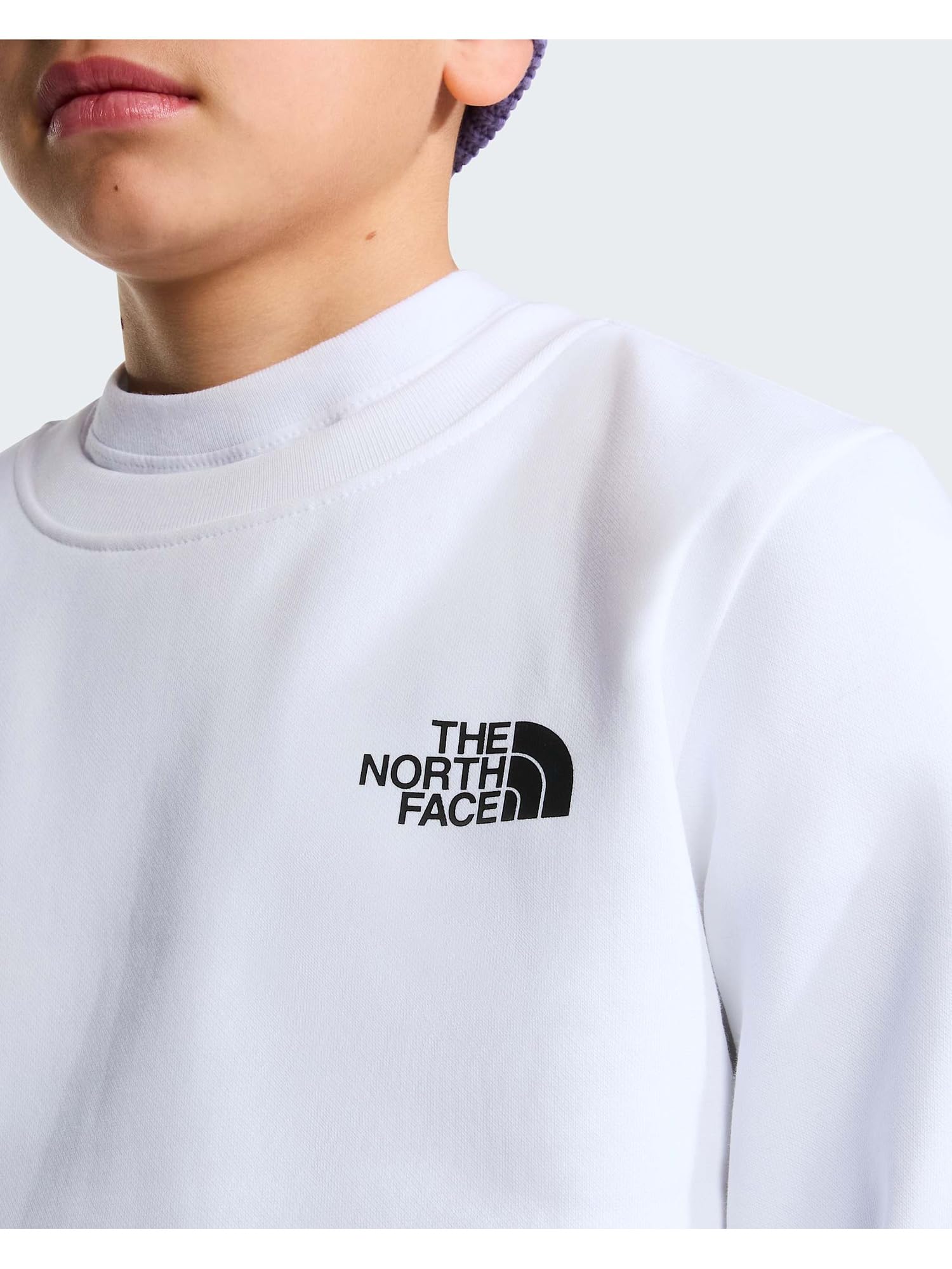 THE NORTH FACE Evolution Box NSE Crew Felpa per Bambini TNF White 10 Anni