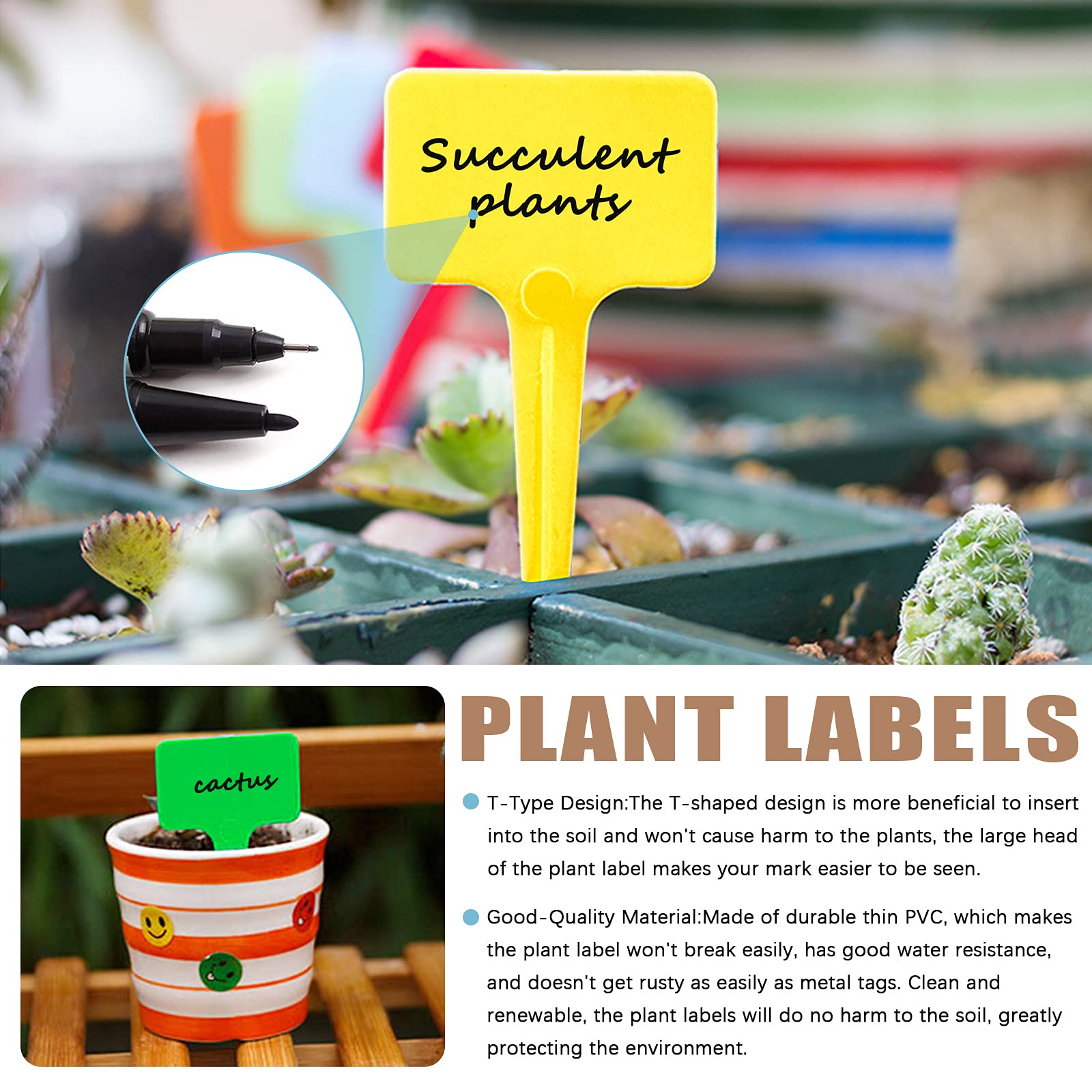 Kit Jardinage 106 Pièces Wokape - Plantoir à Bulbes, Étiquettes T, Gants, Marqueurs - Pour Plantation Et Semis
