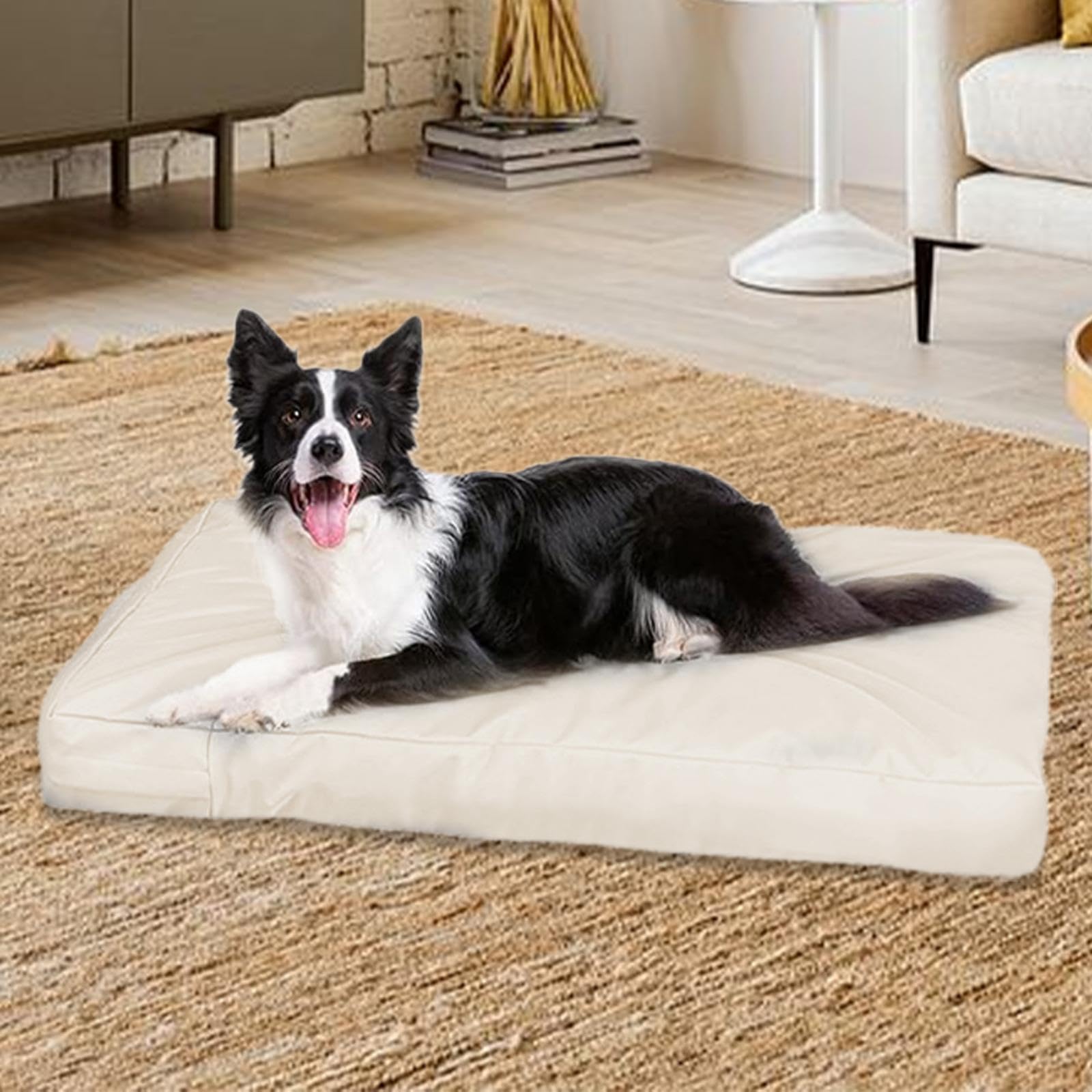 Copri Cuccia Impermeabile per Cani, Facile da Pulire, Fodera di Ricambio per Cuccia per Cani, 92x59x10cm