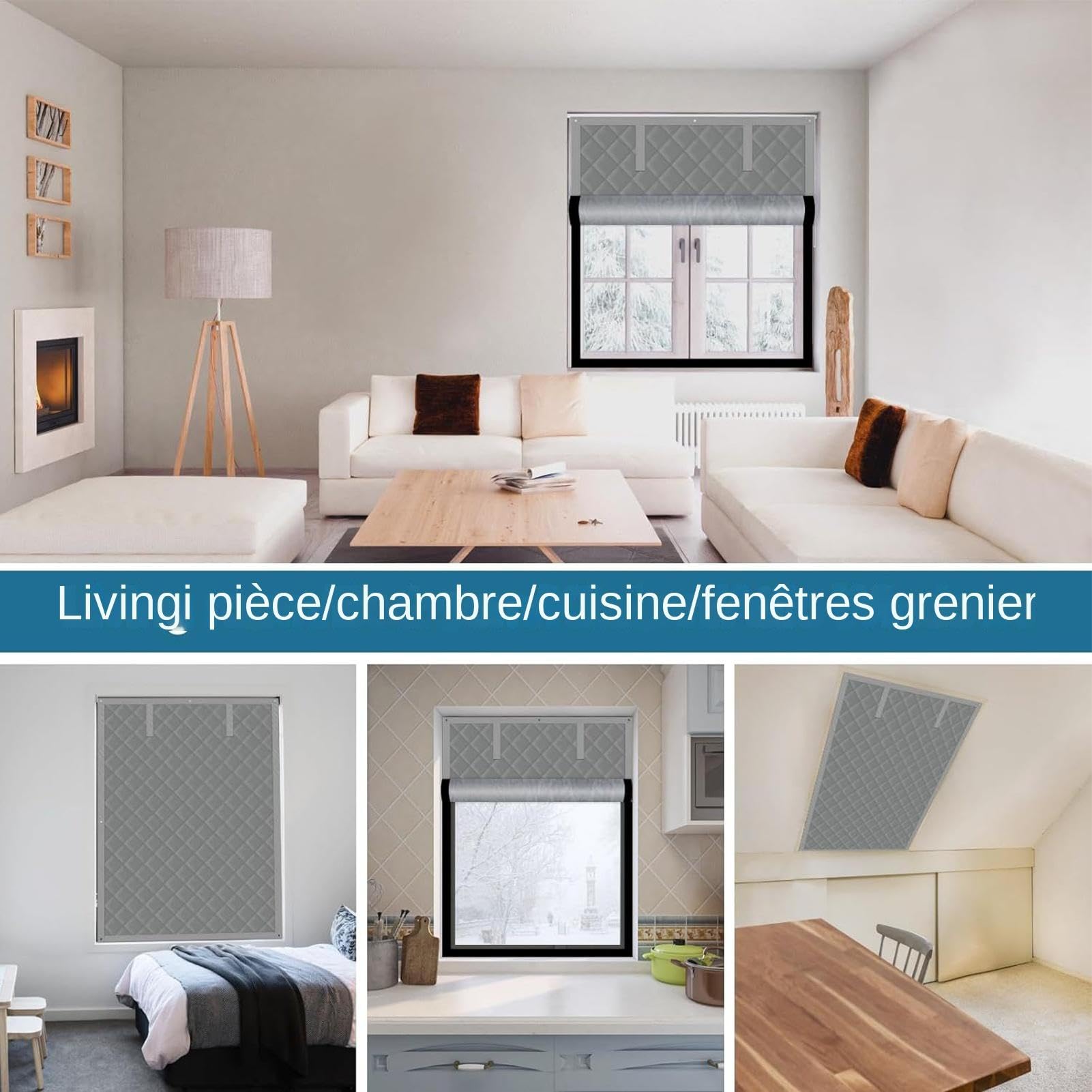 Soundproof Privacy Screen, Privacy, Cold Protection Blanket | Noise Reduction Cover, Soundproof Design, Waterproof and Windproof, Ideal for Balconies, Bedrooms, Kitchens