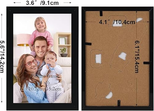 Miniatura 17 de Giftgarden Marcos de fotos de 8.5 x 11 pulgadas, certificado de diploma, premio de documento, marco de 8.5 x 11 pulgadas, marco negro, para pared