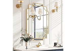 Kelly Miller Gold Bathroom Mirror for Wall - Adorn Your Space with Sophistication and Radiance