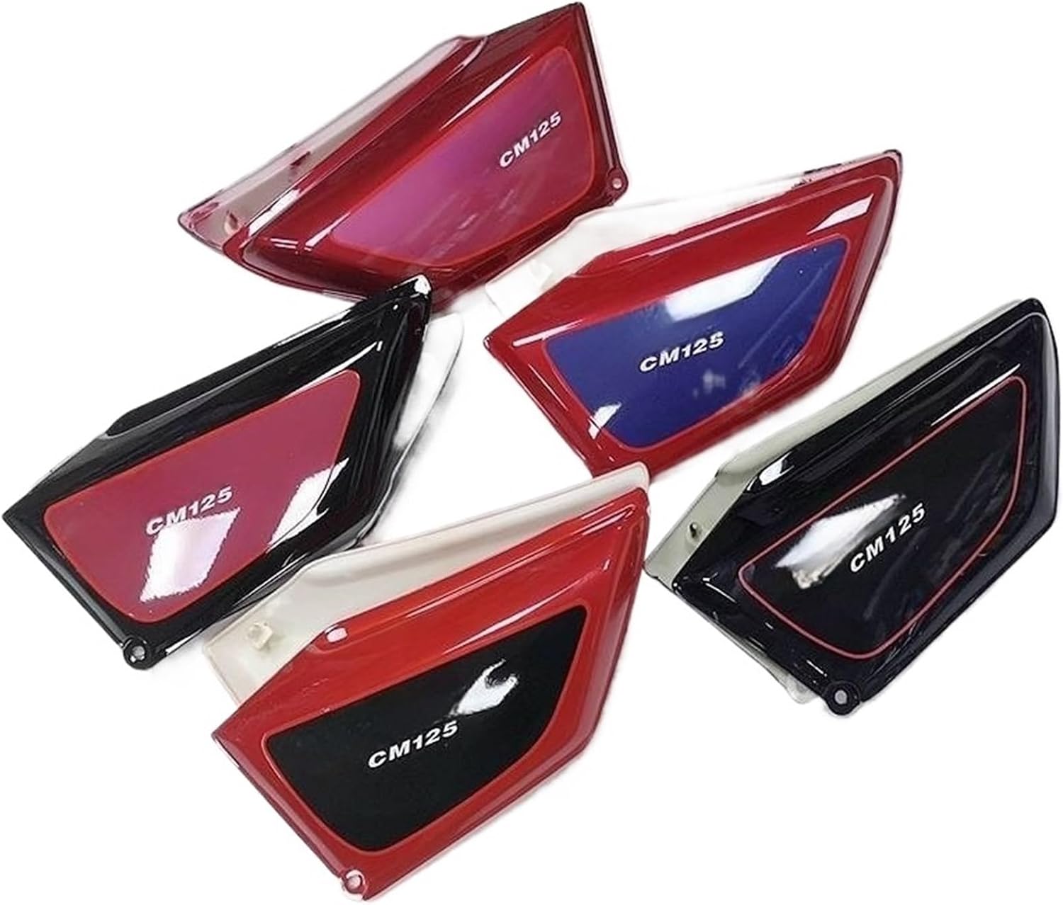 Motorcycle Battery & Tool Side Panels For Honda Sundiro Dayun CM125 Exeited125 SDH125 V-Man Right Left Plastic Body Covers(Full set)