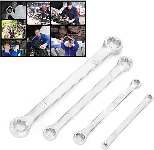 Miniatura 7 de Acouto e juego de llaves e18 e8 herramientas de extensión offset e12 para caja doble trinquete e-llave hexagonal hembra e herramienta de reparación