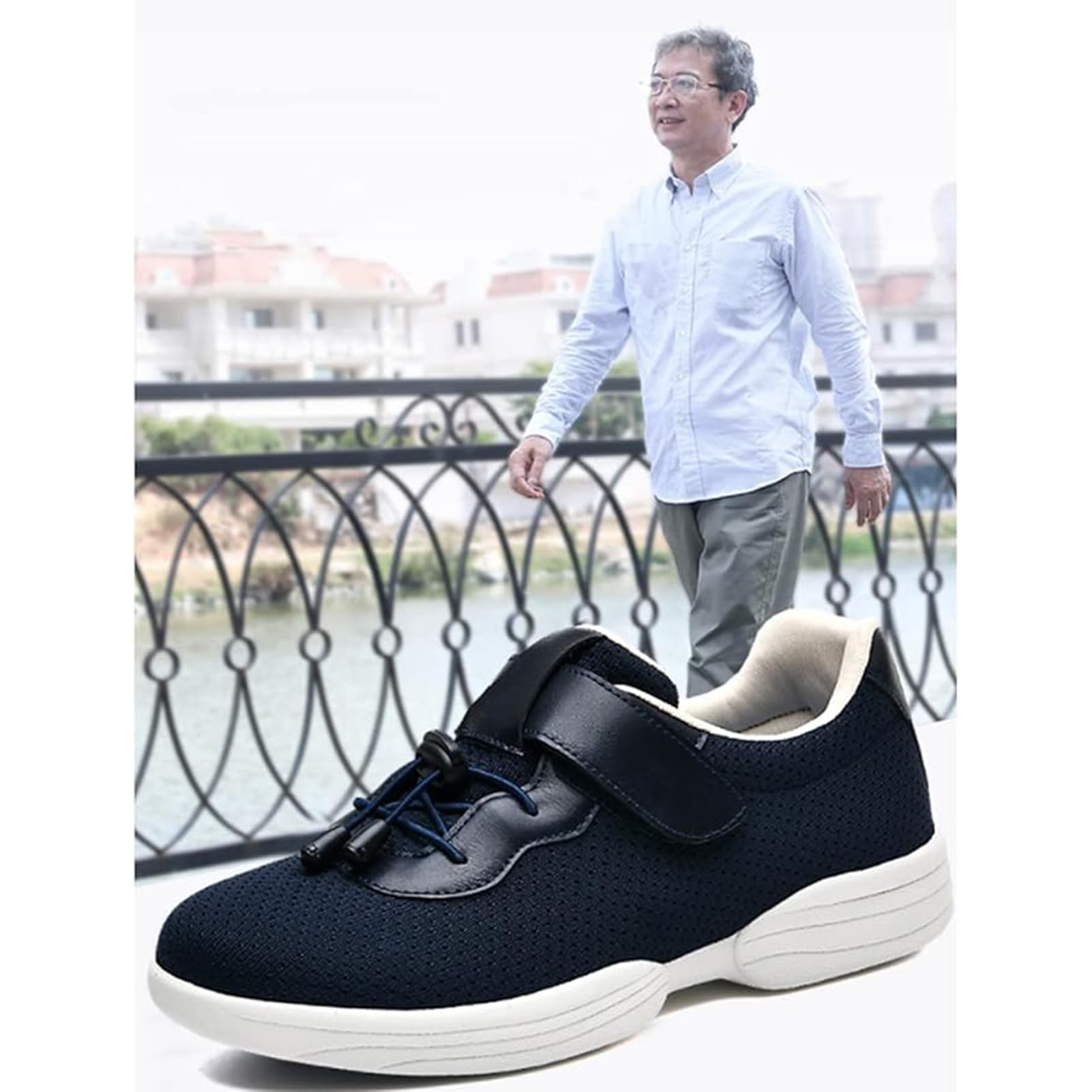 Bardzo szerokie buty dla cukrzyków, ortopedyczne buty opatrunkowe, hallux valgus, regulowane buty rehabilitacyjne, buty rekreacyjne dla seniorów, zapalenie powięzi podeszwowej