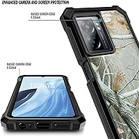 Vista 2 de NZND Funda compatible con OnePlus Nord N300 5G con [protector de pantalla integrado], funda protectora de cuerpo completo a prueba de golpes