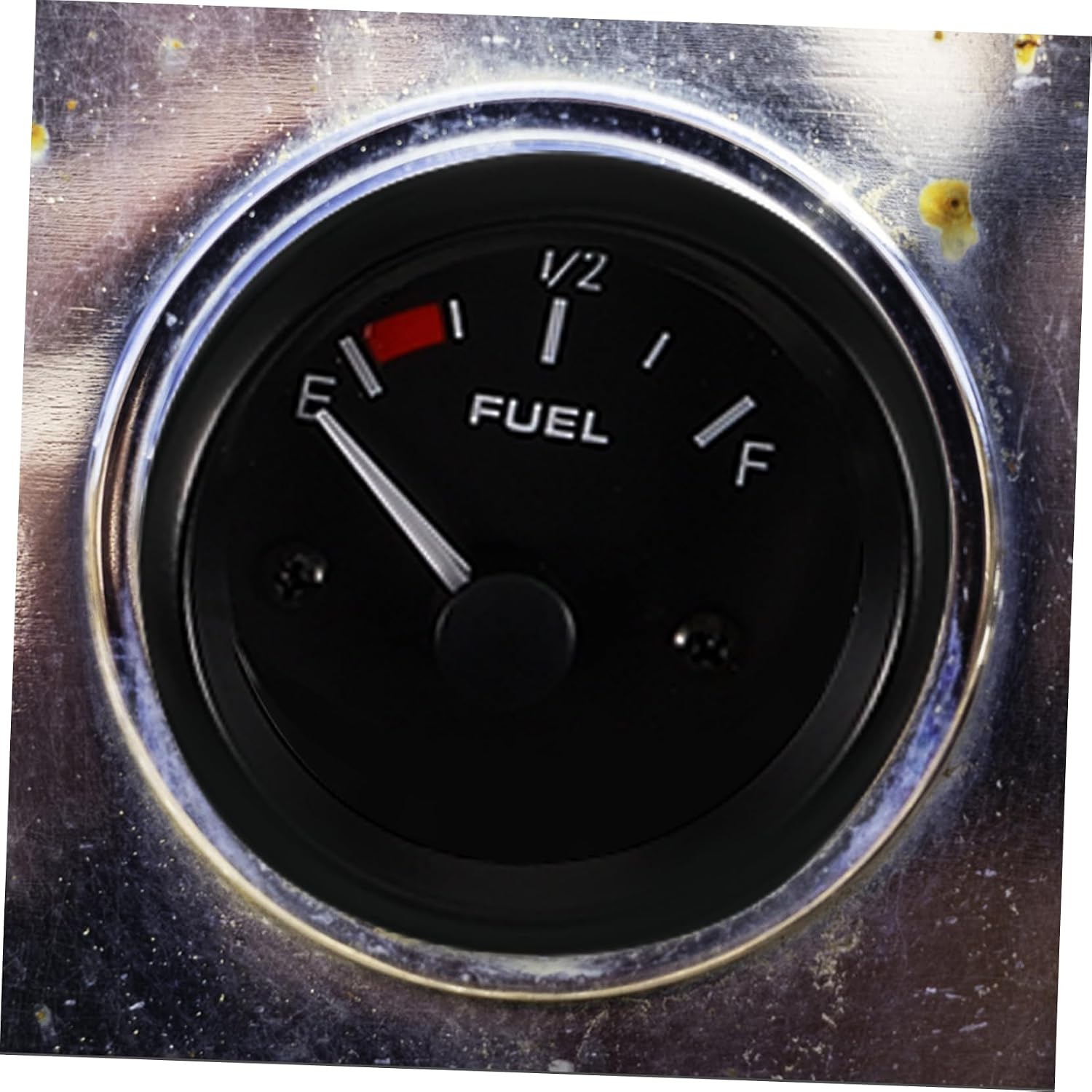 Zerodeko 12V Car Fuel Gauge Accurate Automotive Fuel Level Face Easy Installation for Vehicle Fuel Monitoring for Engineering Cars