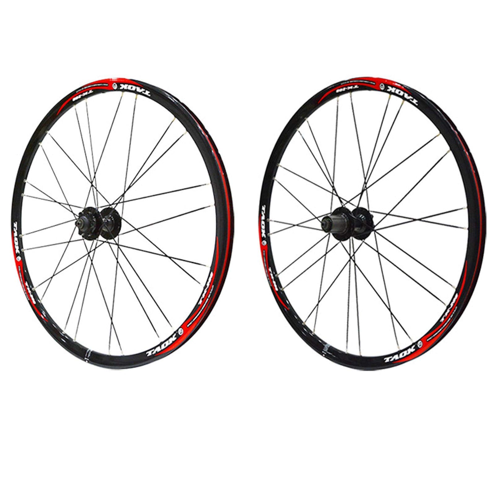 Fahrradradsatz 26-Zoll-Mountain Wheel-Set Fahrrad vorne hinten Doppelschichtlegierung Felgenscheibe Bremsnabe Schnellspanner Für 7/8/9 Geschwindigkeit