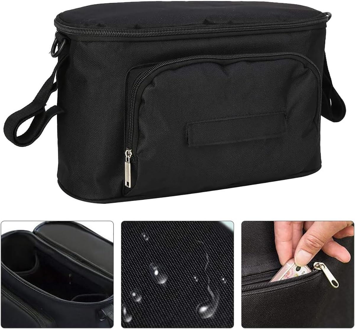 Borsa Organizer Per Passeggino Baby Dyoli - Tasche Portabiberon, Portatelefono - Foto 9