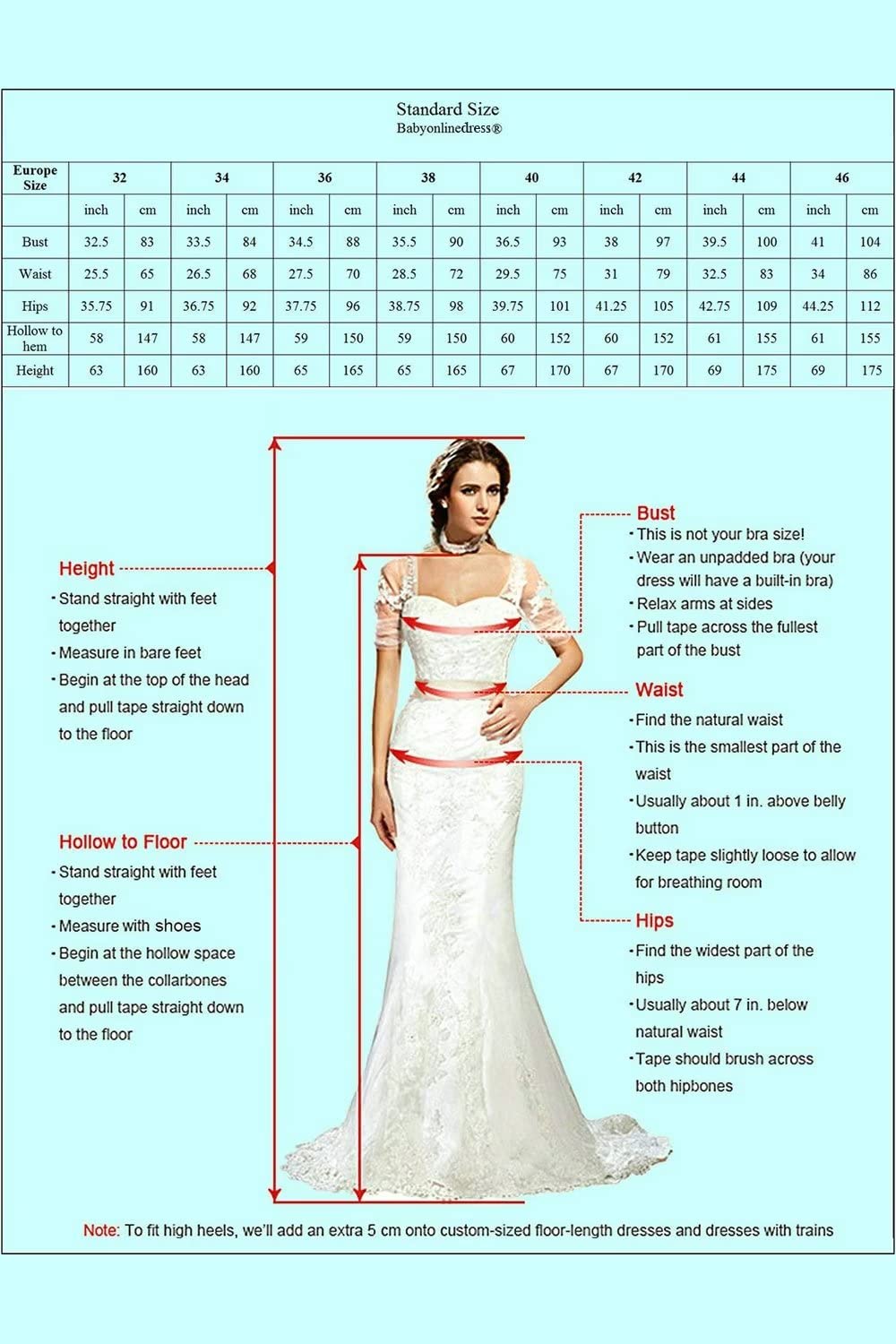 BABYONLINE D.R.E.S.S. Robe de Cocktail Sexy Longue pour Mariage Femme Demoiselle d'honneur pour Soirée Fête