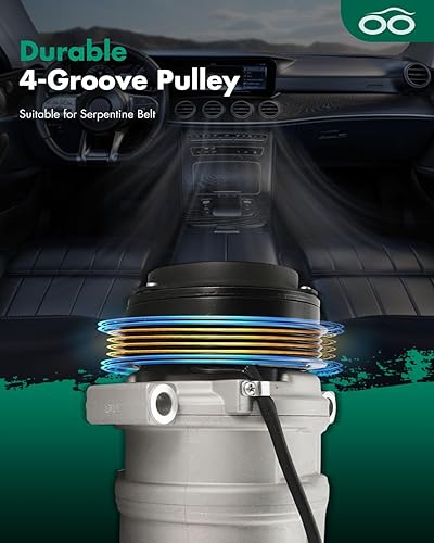 Miniatura 1645 de SCITOO CO 10739C - Compresor de CA compatible con Honda Element 2.4L 2003 2004 2005 2006 2007 2008 2009 2010 2011