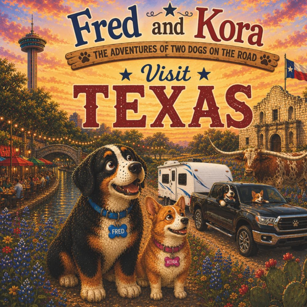 Fred & Kora Visit Texas: Two real dogs. One unforgettable adventure. (Fred & Kora Explore America)