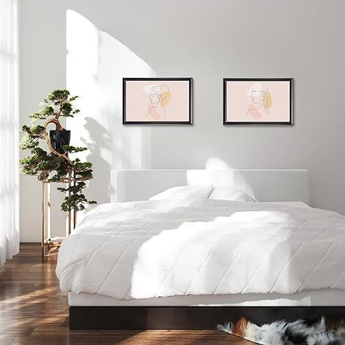 Miniatura 3 de Calenzana Marcos de fotos negros de 11 x 17 pulgadas para colgar en la pared, marcos de fotos de 11 x 17 para el hogar, oficina, dormitorio, sala de