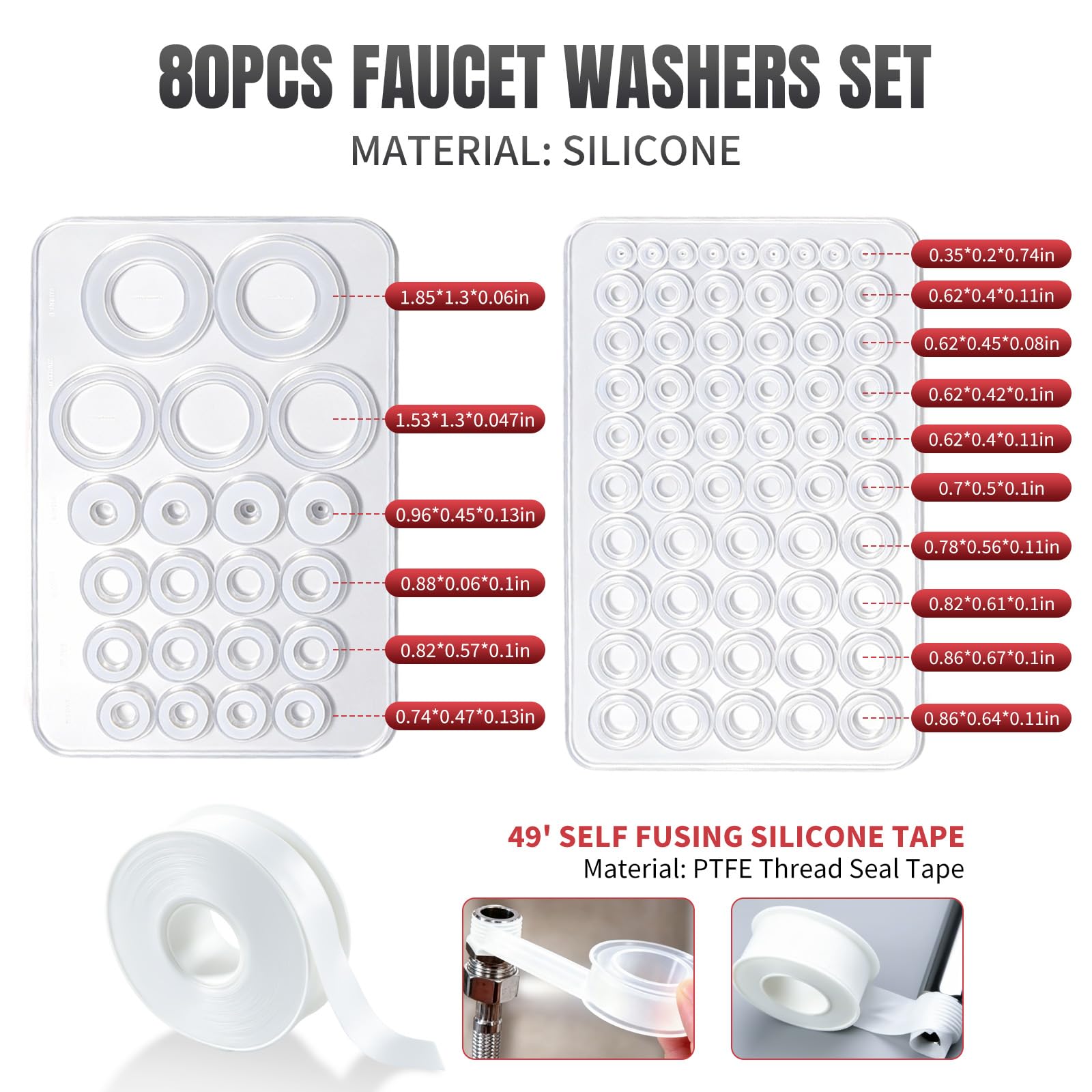 GPANDAG Clé d'évier pour salle de bain/cuisine/tuyau de toilette à