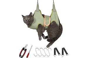 Guzekier Pet Dog Grooming Hammock Cat Sling for Nail Trimming