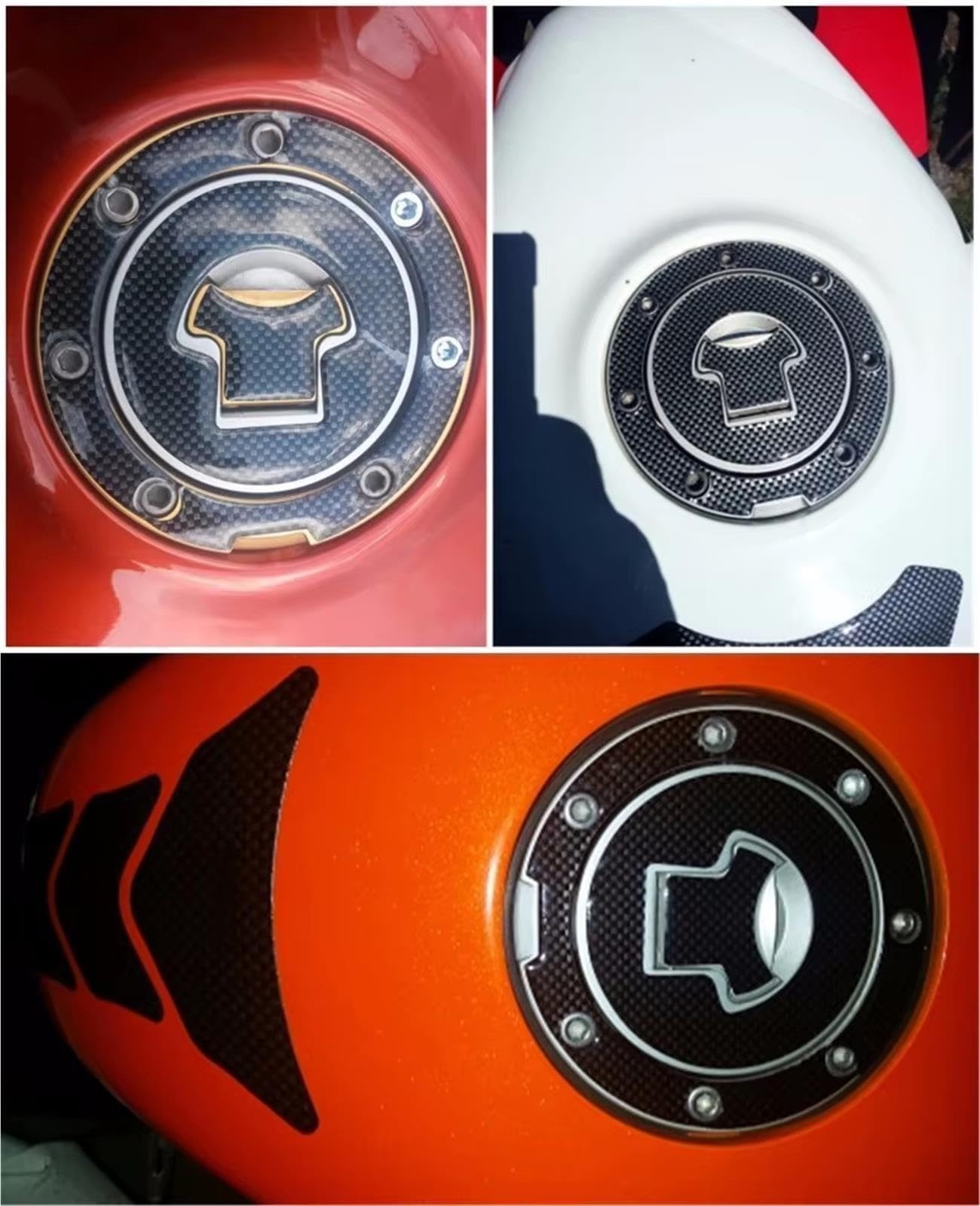 Motorrad-Tankdeckel-Abdeckungs-Tankaufkleber Für CBR1100XX 1999–2006