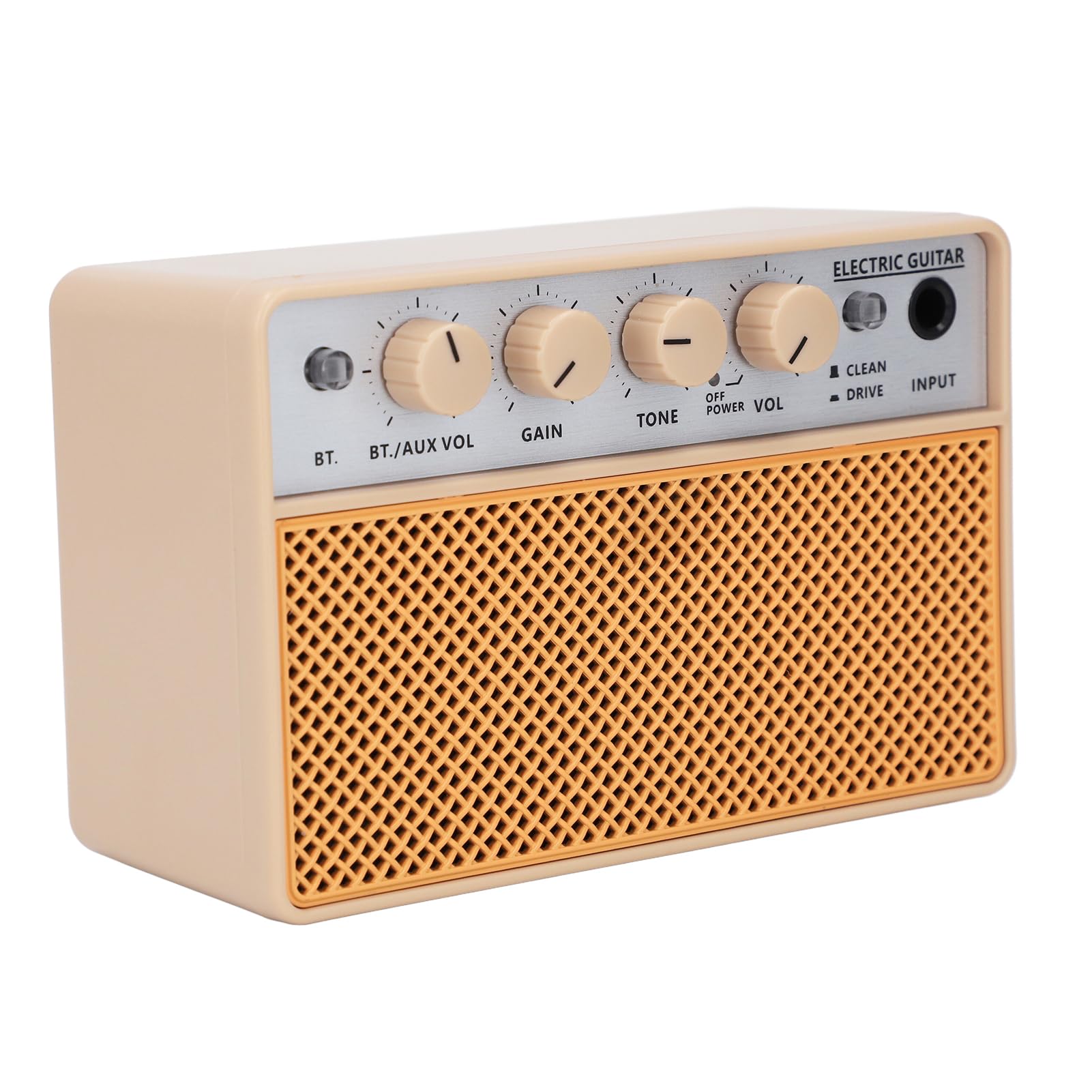 CHICIRIS Amplificador Combinado de bajo, Amplificador de bajo Portátil de 10 W con Bluetooth 5.1, Canales de Transmisión Limpios, Batería de 3000 MAh, Entrada Auxiliar MP3 para