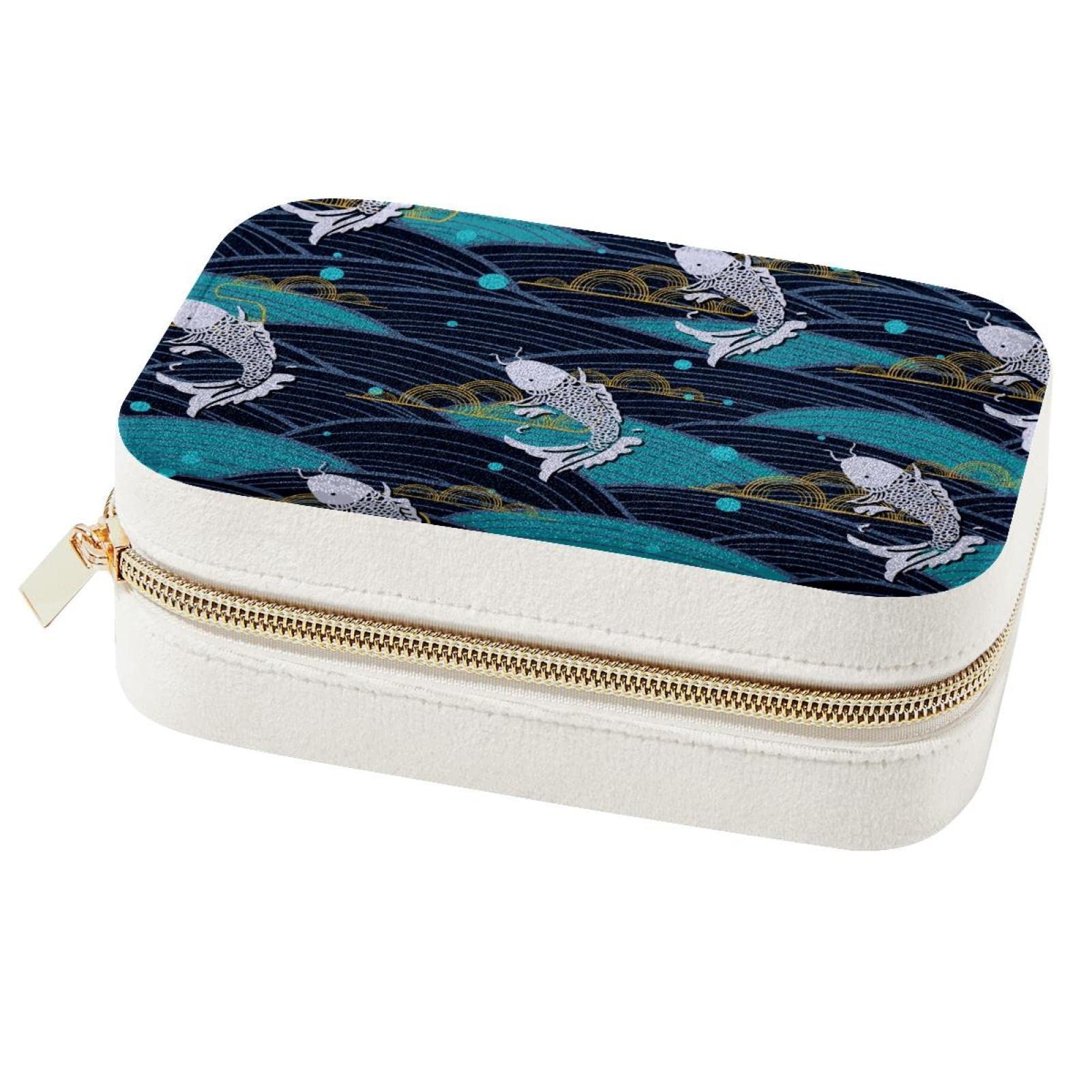 Boîte à bijoux de voyage portable pour week-end et vacances des filles