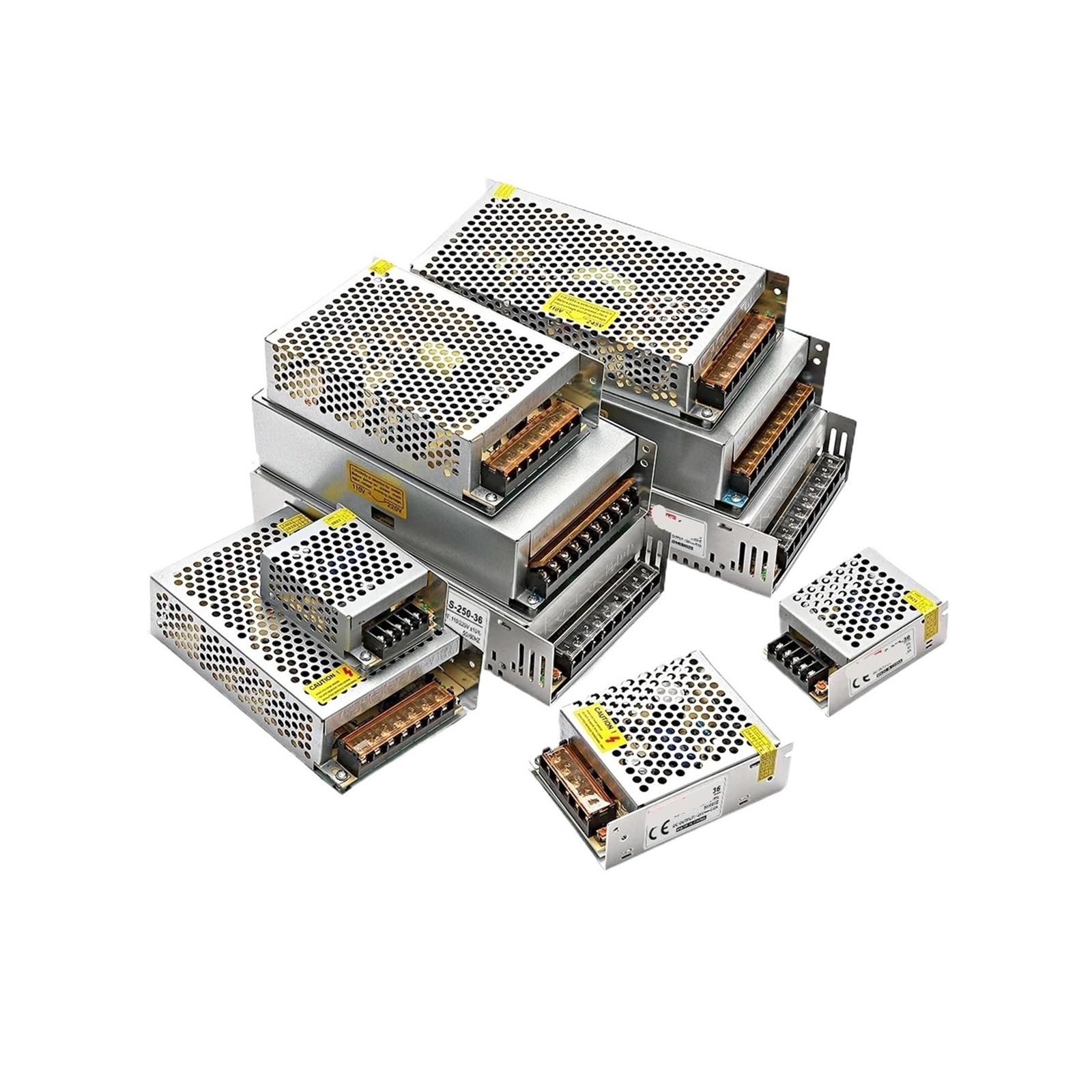 Alimentation 12V 20A 240W transformateur de tension CC pour ruban LED et boîtier lumineux