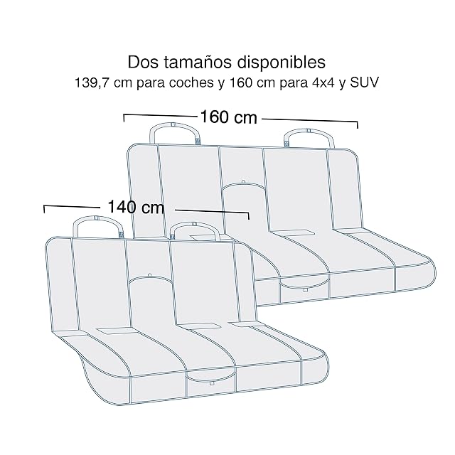 Foto 5 de 8 de Kurgo Wander - Funda de Asiento de Coche para Perros, Protector de Asiento para Macotas, Ajuste Universal