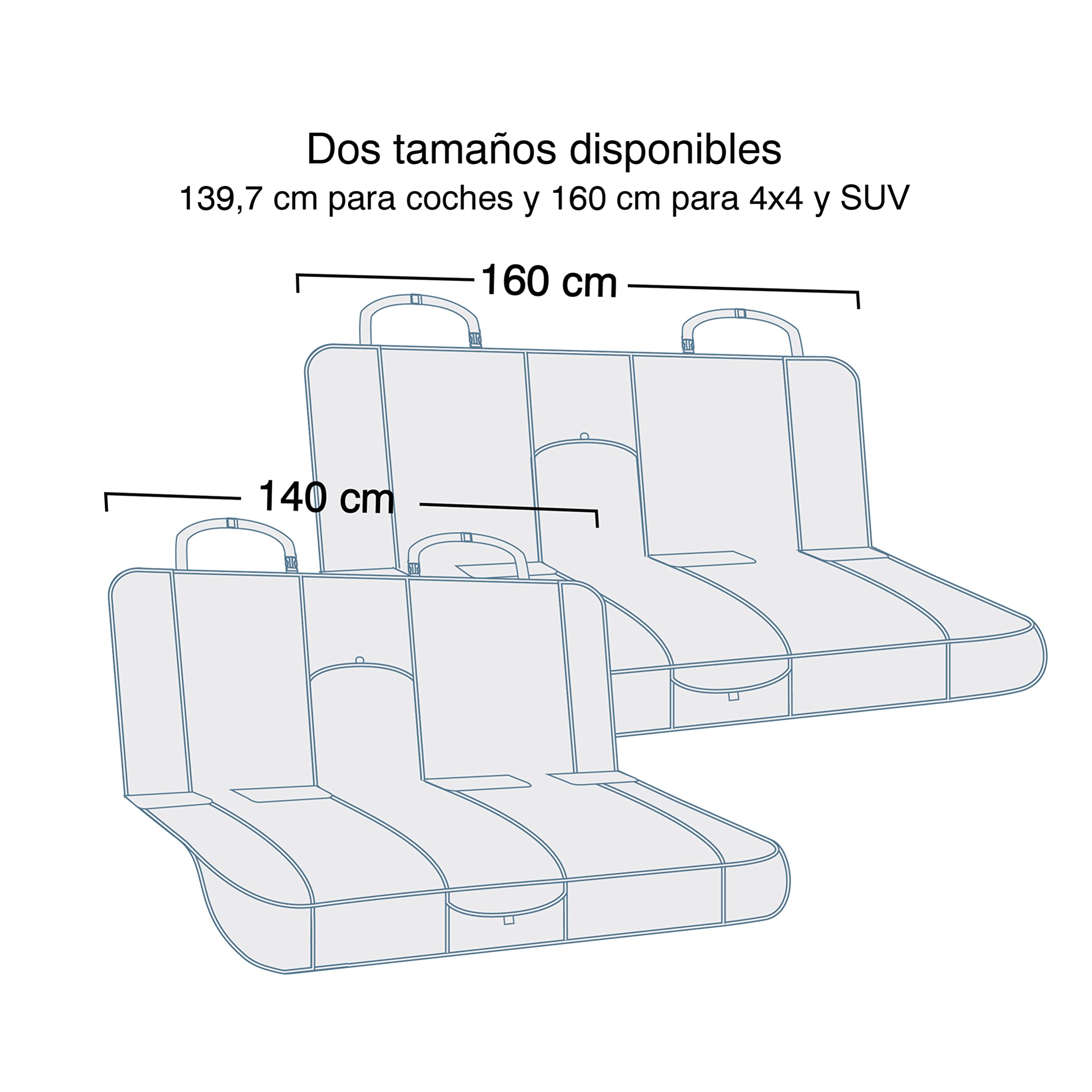 Kurgo Wander - Funda de Asiento de Coche para Perros, Protector de Asiento para Macotas, Ajuste Universal - Negro