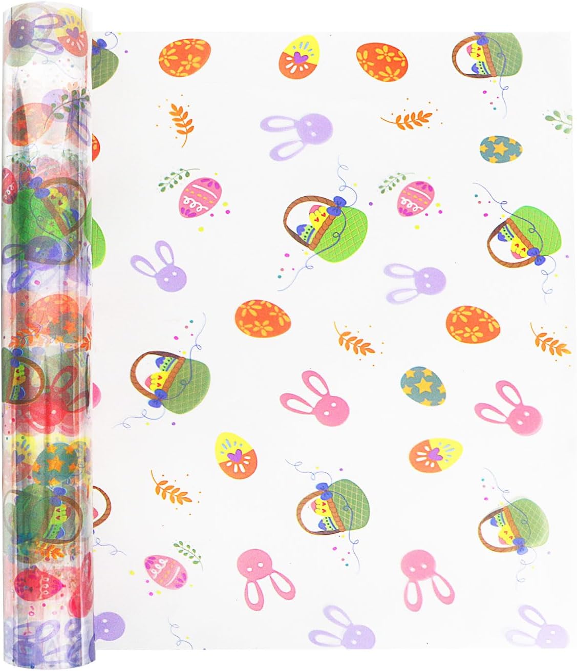 JOYIT 220 ft Clear Cellophane Wrap Roll (35 in x 220 ft) - 3 Mil Thickness Cellophane Roll, Cellophane Bags Large, Clear Wrapping Paper for Flower Gift Baskets Wrap (35" fold into 17.5")