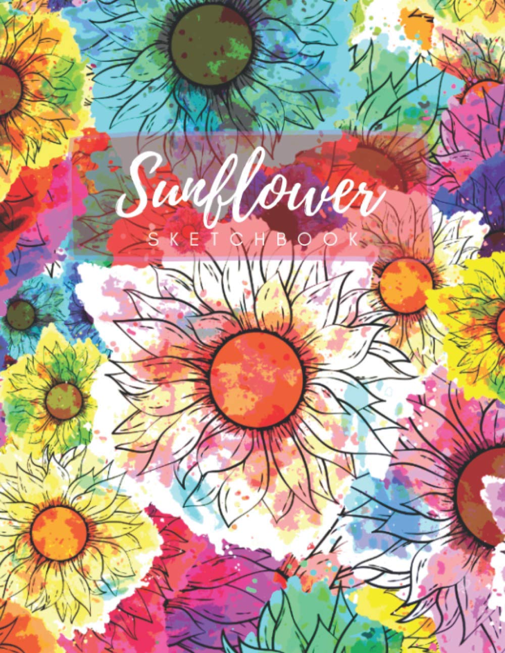 Sunflower Sketchbook: Blank Pages Notebook for Drawing, Writing, and Doodling Fun