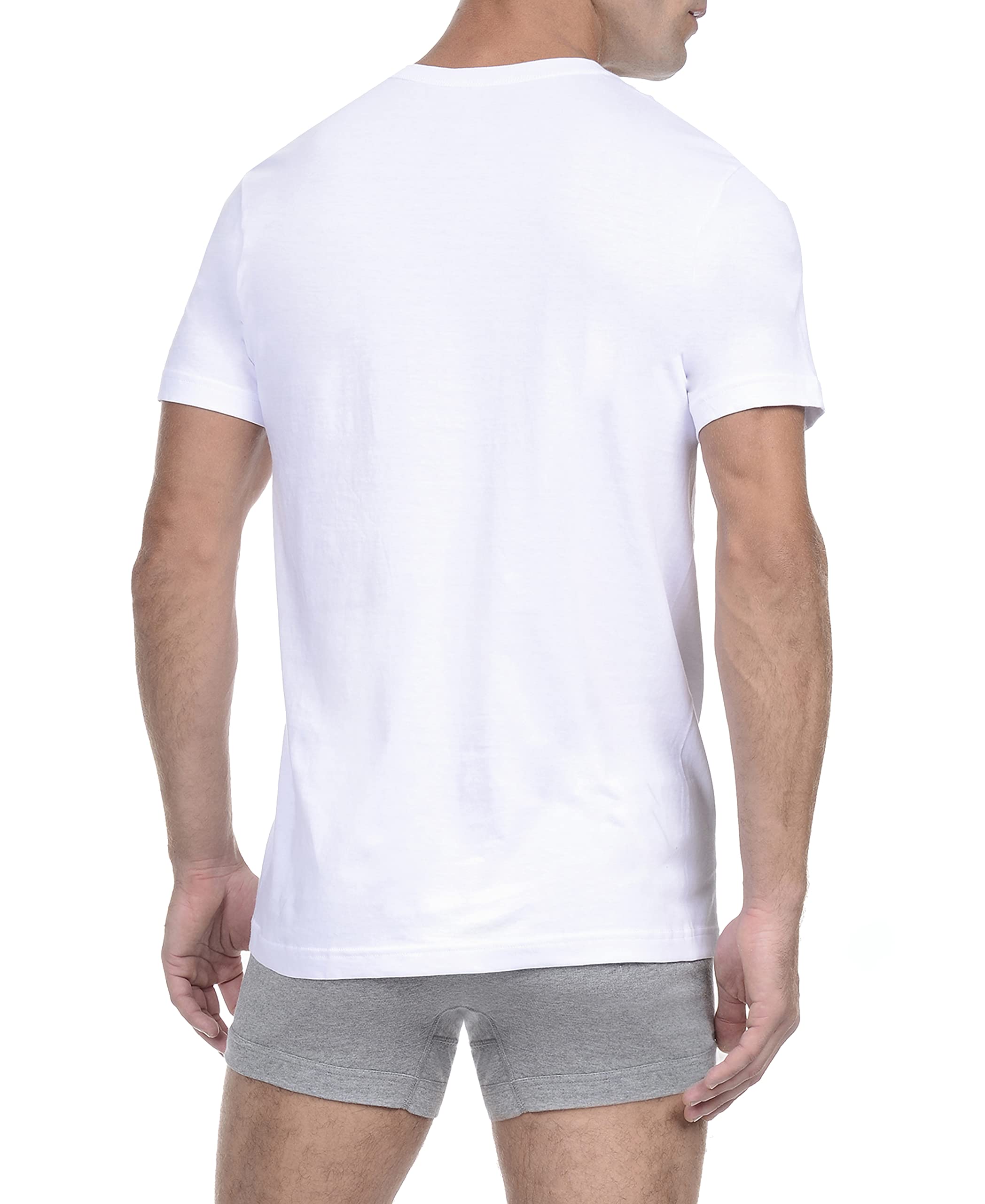 2(x)ist Herren Essential Cotton V-Neck T-Shirt 3-Pack Essential Cotton T-Shirt mit V-Ausschnitt, 3er-Pack (3er Pack)