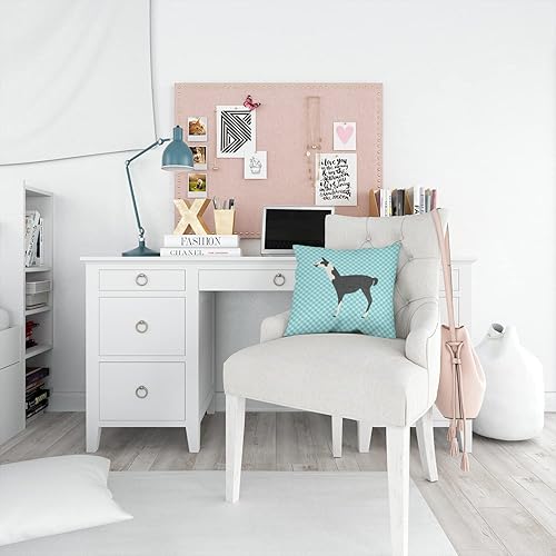 Miniatura 9 de Caroline's Treasures BB7761PW1414 - Almohada decorativa de tela verde cerdo miniatura, 14 x 14 W, multicolor