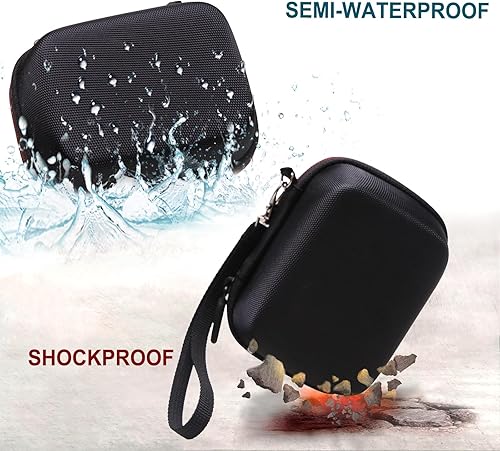 Miniatura 5 de LTGEM Estuche rígido de viaje, puede acomodar más de 120 tarjetas de juego, tarjetas de juego clásicas compatibles como Cards Against