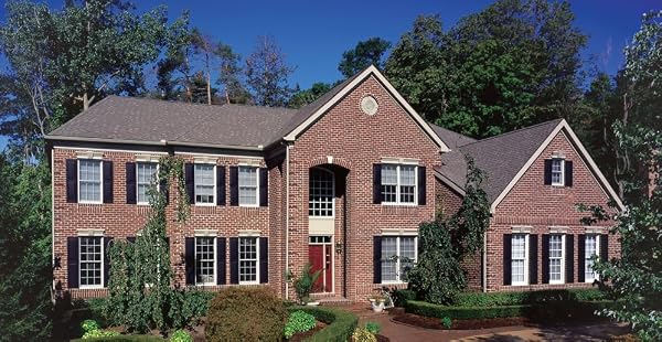 Mid America Raised Panel Vinyl Shutters (1 Pair) - 14.75 x 47 002 Black - Decorative Window Shutters with Mounting Hardware - Injection Molded Fade Resistant Vinyl - Williamsburg Style - 3