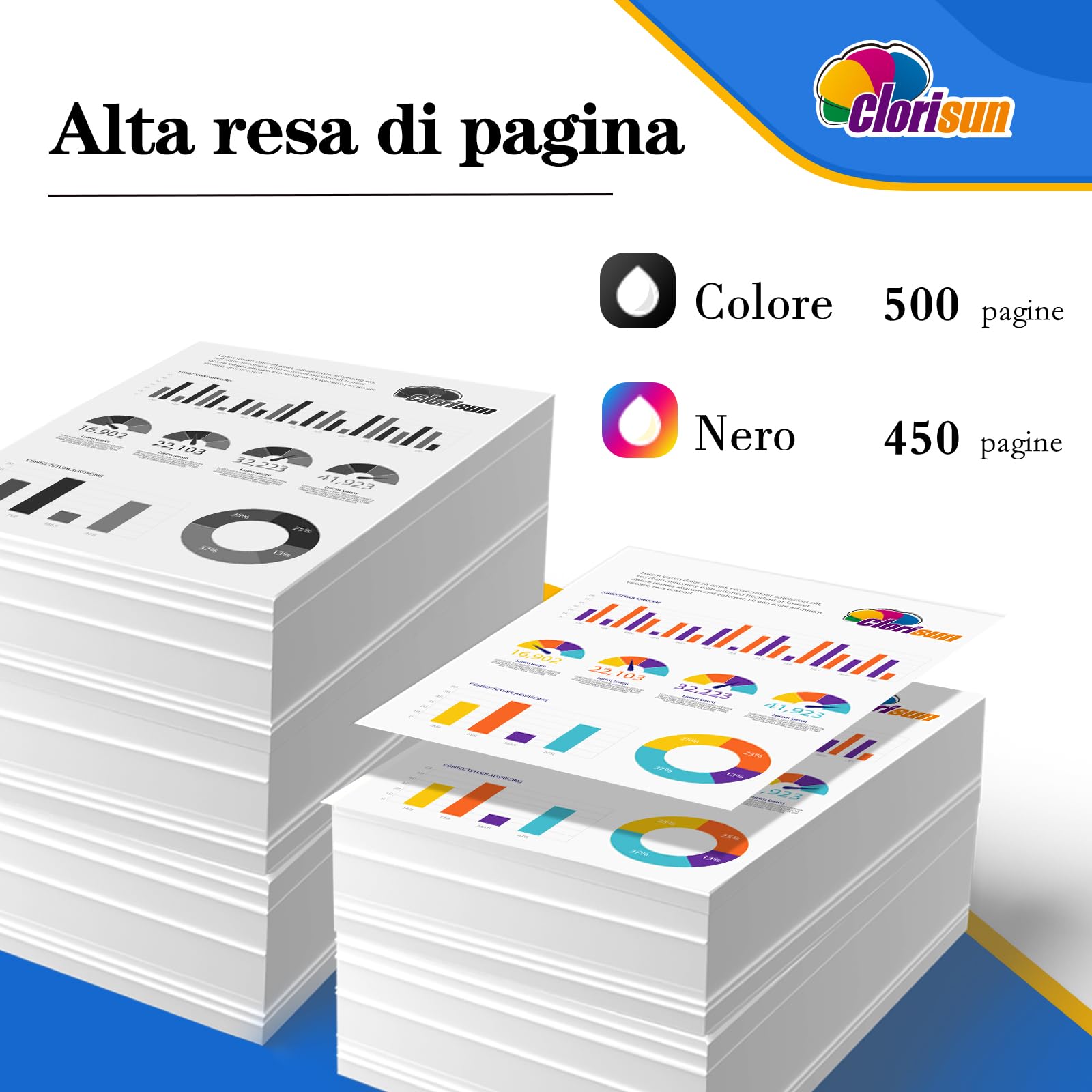 Uoopo T128 Copatibile per Epson T1282 T1283 T1284 Cartucce d