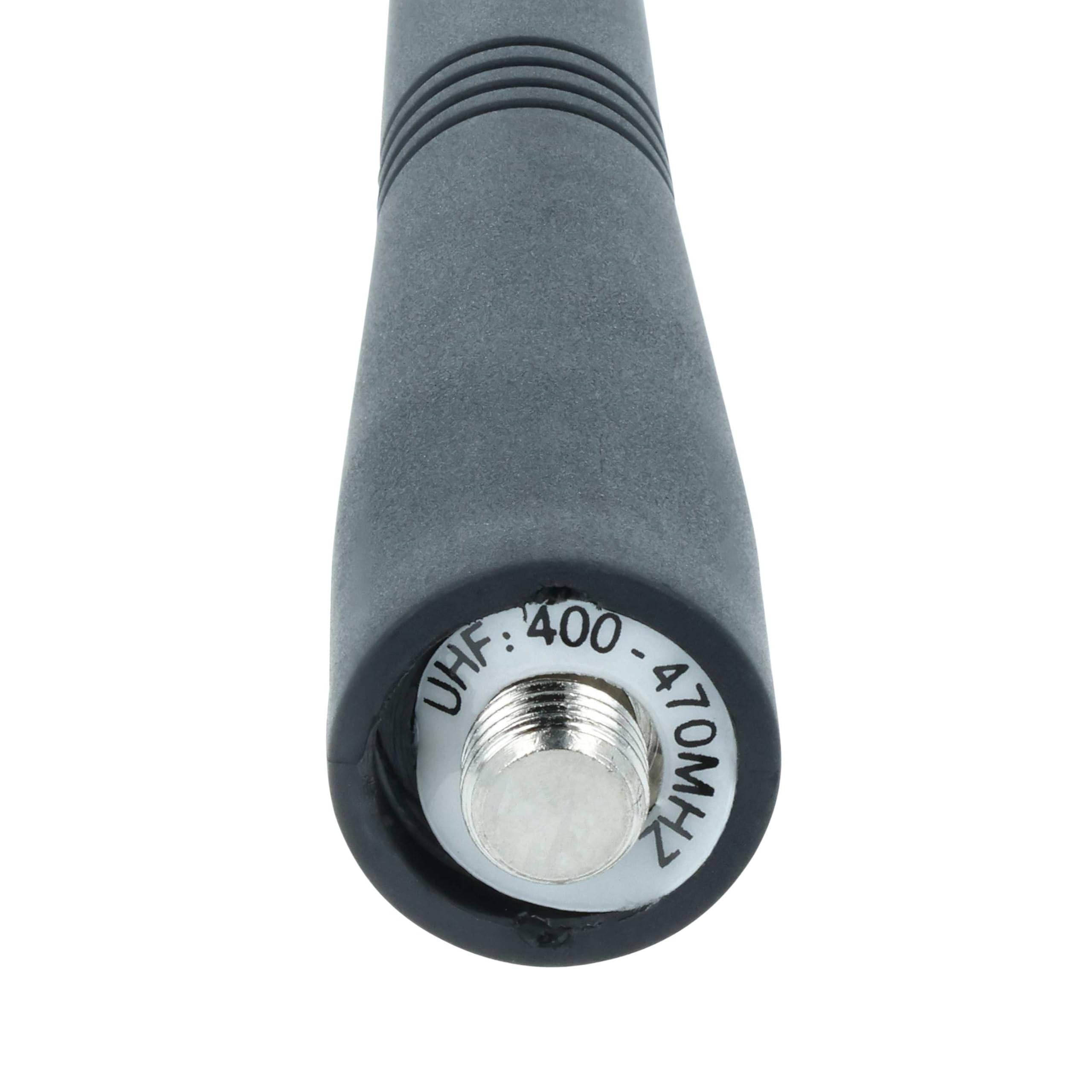 vhbw Antena kompatybilna z Motorola GP620, GP660, GP340, GP360, GP380, GP350, GP68, GP338 Plus, GP344, GP388, GP640 - 9 cm, czarna