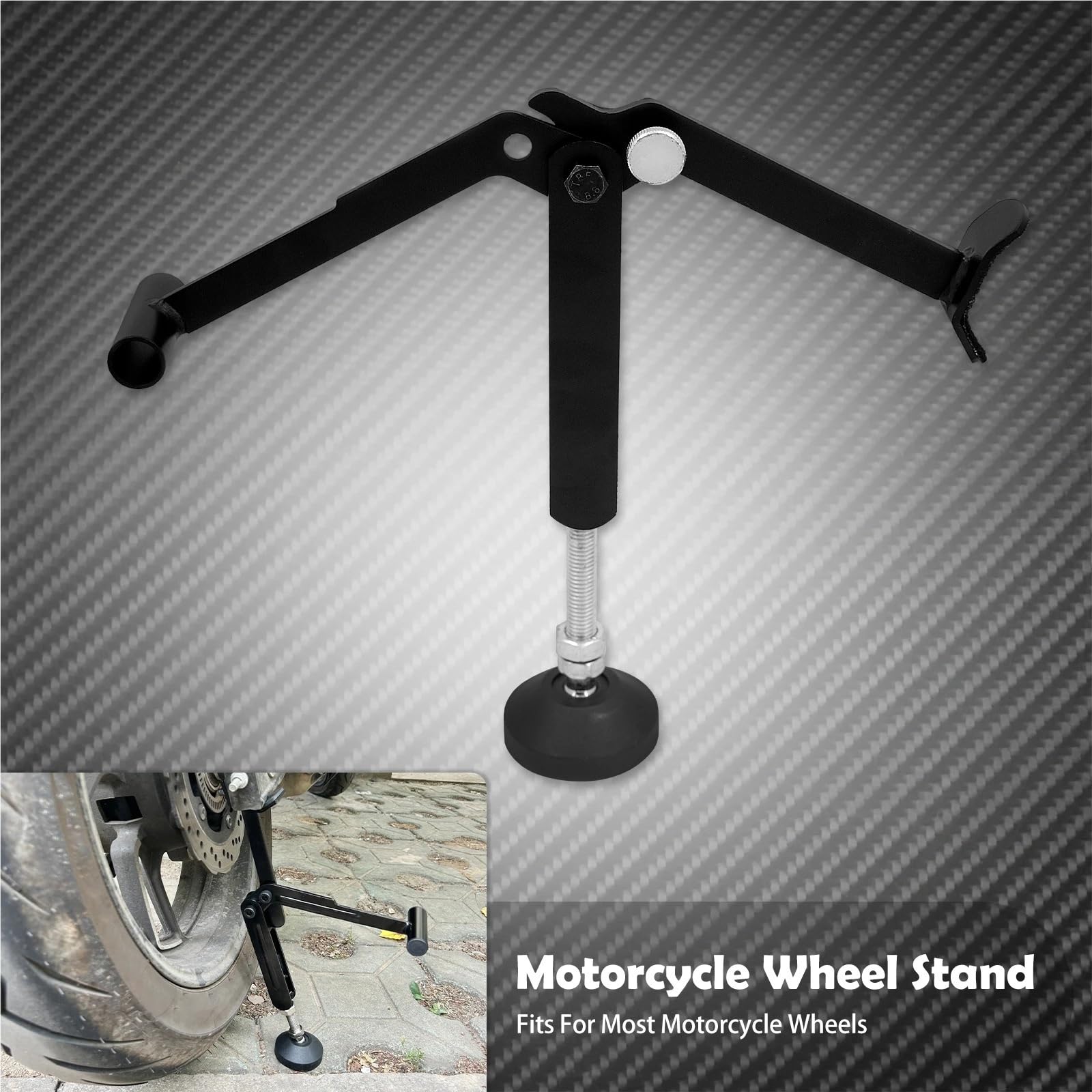 adapter podpórki Podstawka Pod Koło Motocyklowe Uniwersalny Podnośnik Koła Boczna Rama Pasuje Do Harley Hondy