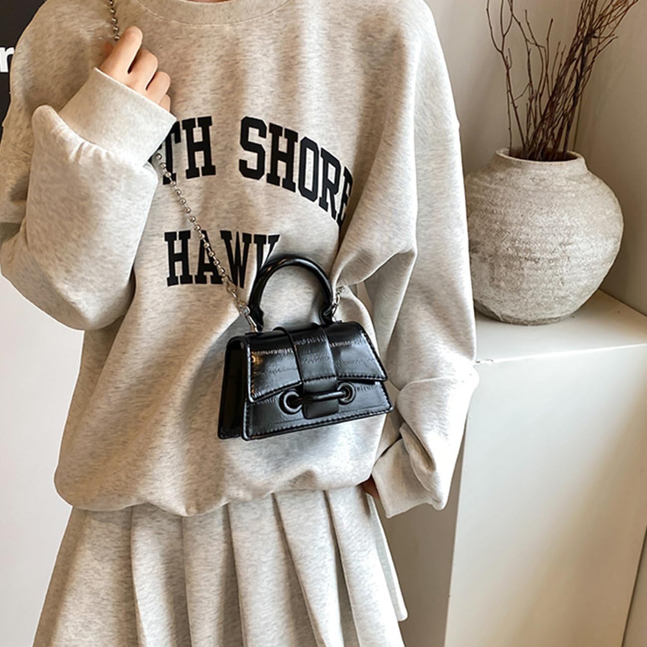 Mini Crossbody Bags Women's Y2K Purses Top Handle Crossbody Bag Clutch Shoulder Handbag for Cocktail Party Prom Wedding - Image 3