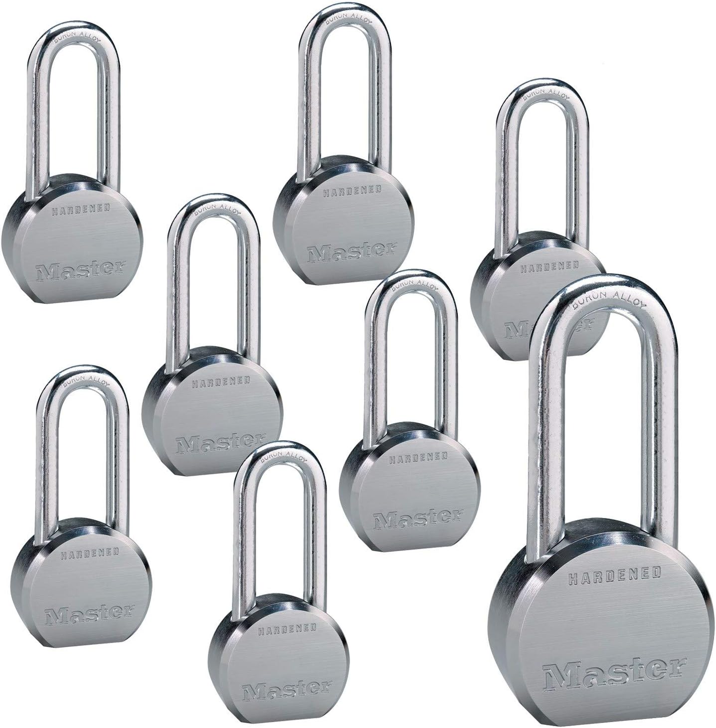 Master Lock - (8) High Security Pro Series Keyed Alike Padlocks ...