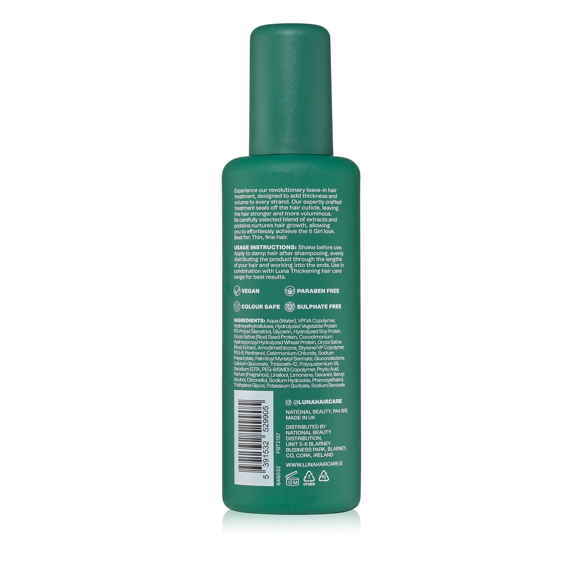 Luna Professional Haircare Thickening Leave-In Conditioner, Hair Growth Product for Fine & Thin Hair - Image 2